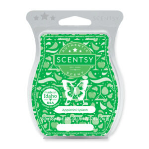 Scentsy Appletini Splash Wax Melt Bar 2.6oz Green Apple Fragrance Retired